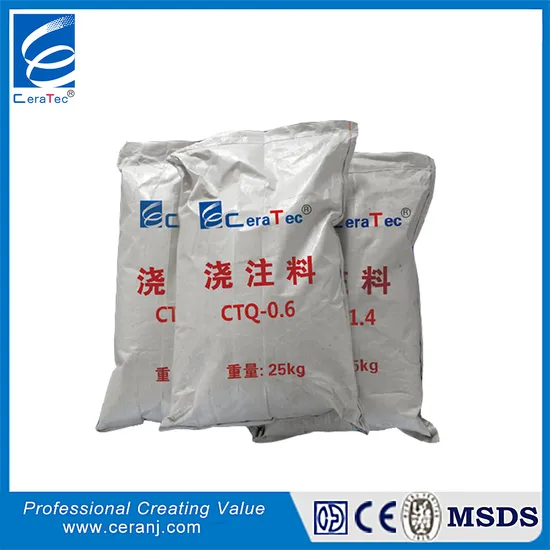 Monolithic Refractory Insulating Castables Resistance to Acid for Furnace Lining 