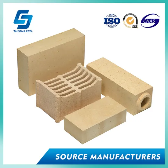 Low Creep High Density High Alumina Fire Clay Refractory Brick for Industrial Furnace 