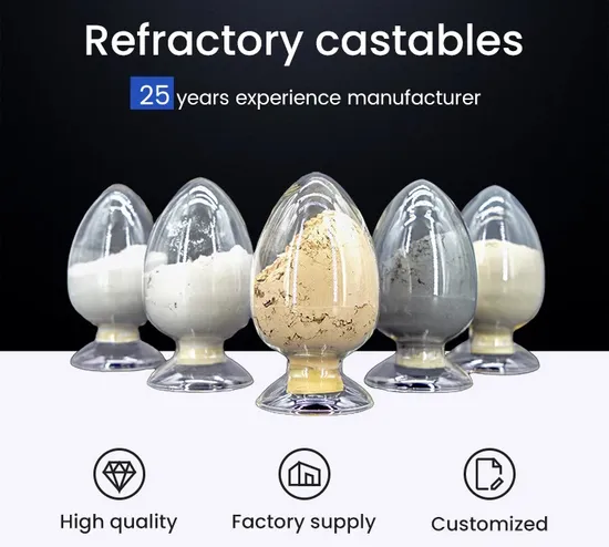 High Strength 85% Al2O3 Powder Castable Refractory Low Cement Castables Monolithic Refractory for Iron Steel Industry 