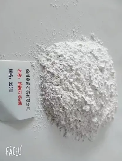A Grade 325 Mesh White Fused Silica Powder as Refractory Raw Materials