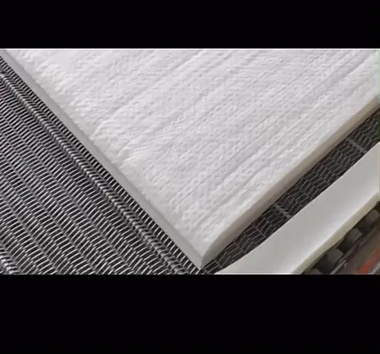 Ceramic Wool Foam Insulation Ceramic Fiber Mat Thermal Resistance Refractory Products Supplier 